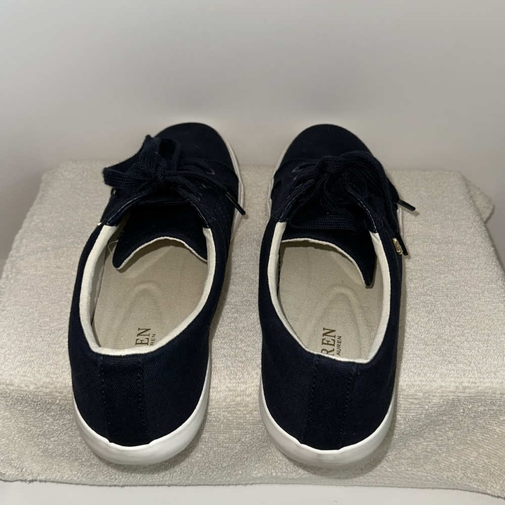 Classic Navy Blue LAUREN RALPH LAUREN Sneakers Size 10B - Picture 3 of 16
